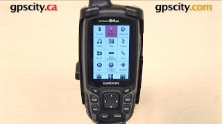 Garmin GPSMAP 64 Series: Display Settings with GPS City