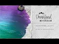 Mixing Northern Lights - Handmade Watercolor Paint by Dreamland Watercolor