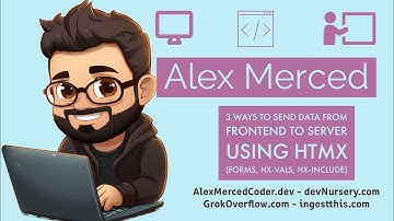 AM Coder - 3 Ways to Send Data from Frontend to Server via HTMX (forms, hx-vals, hx-include)