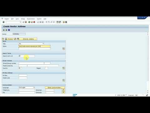 วีดีโอ: ฉันจะกำหนดผู้ขายให้กับองค์กรใน SAP ได้อย่างไร