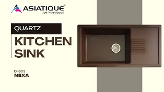 Asiatique Quartz Kitchen Sink D-303 Nexa