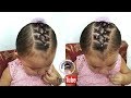 COMO APRENDER A PEINAR A TU BEBÉ CON LIGAS | easy baby girls hairstyles 🐙