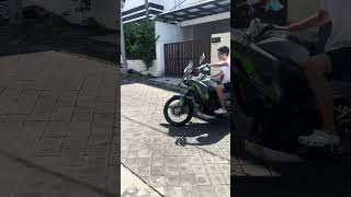 test ride Kle 500 se dibali