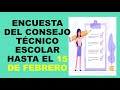 Soy Docente: ENCUESTA DEL CONSEJO TÉCNICO ESCOLAR HASTA EL 15 DE FEBRERO