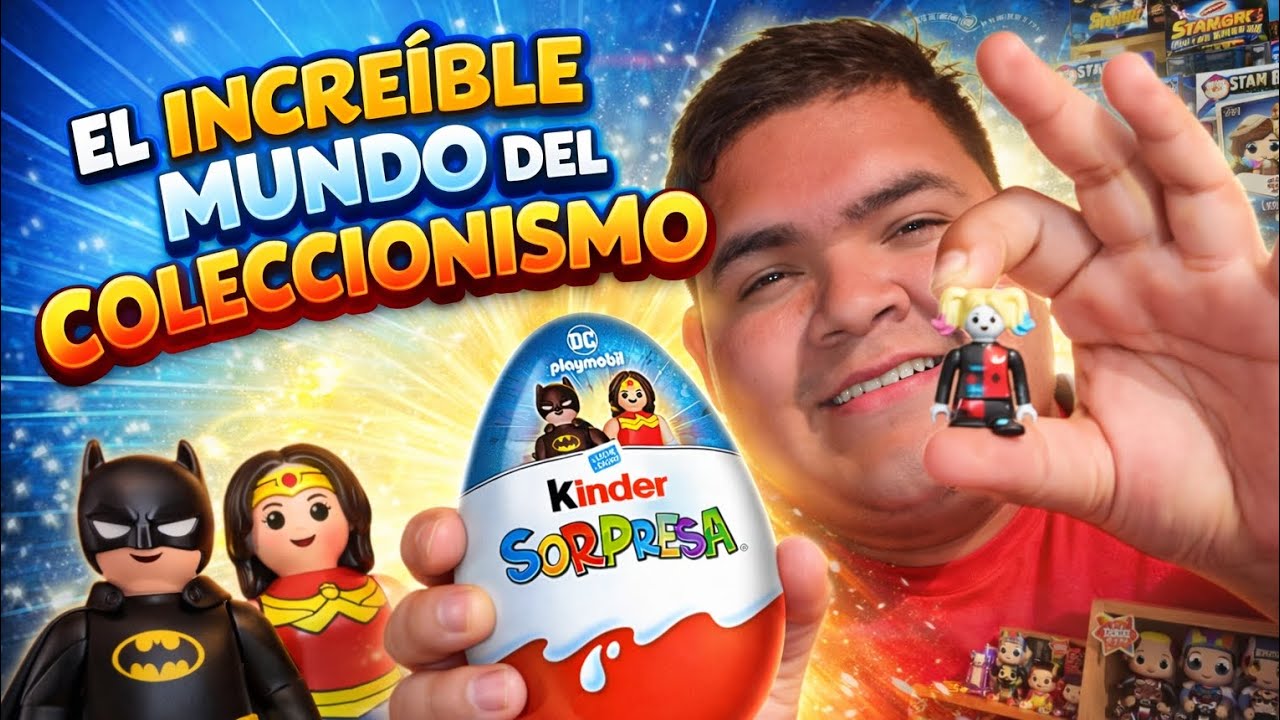 Videito nuevo huevos kinder de Playmobil DC #dccomics #playmobil #kindersorpresa #harleyquinn 