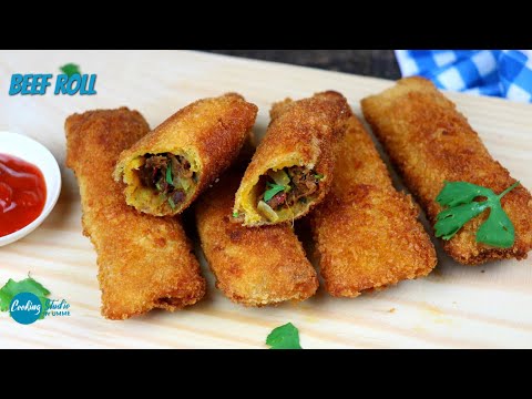 ১০-মিনিটে-ঝটপট-ঝুরামাংস-দিয়ে-রোল-|-beef-bread-roll-|-bread-roll-|-bangladeshi-roll-recipe