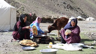 Nomadic lifestyle in the mountains of Afghanistan | Shepherd Mother | Village life in Afghanistan