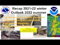 Climate update - recap 2021-2022 water year winter and outlook into summer 2022 - NWS San Diego