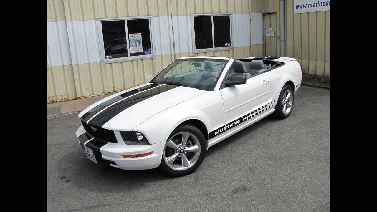 Ford Mustang V6 Cabriolet 2007 - YouTube