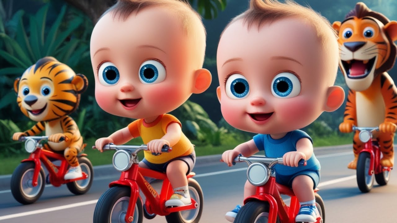 Riding My Bike | Nursery Rhymes & Kids Songs | Kids Bike Ride Song ...