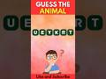 How Fast Can You Guess the Animal? Challenge Starts NOW! 🔥🦊 #funquiz #viralshorts