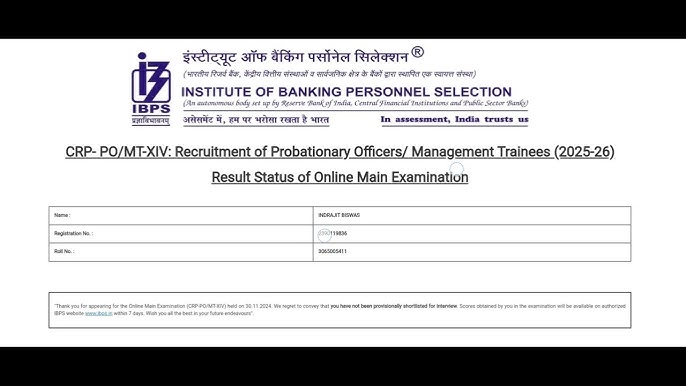 What About My IBPS PO MAINS RESULT ? #ibpspo #ibpspomiains #ibps ...