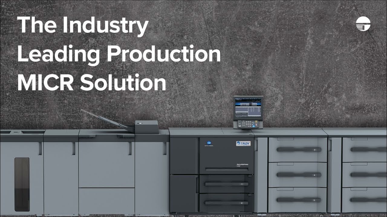 TROY 6136P MICR AccurioPress Production Print Solution