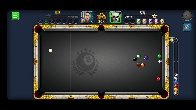 Bilhar 3D Pool partida contra a maquina 