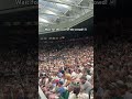 The crowd erupts as Serena wins the 2nd set! 📢