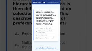 BCBA Mock Question in 60 Seconds