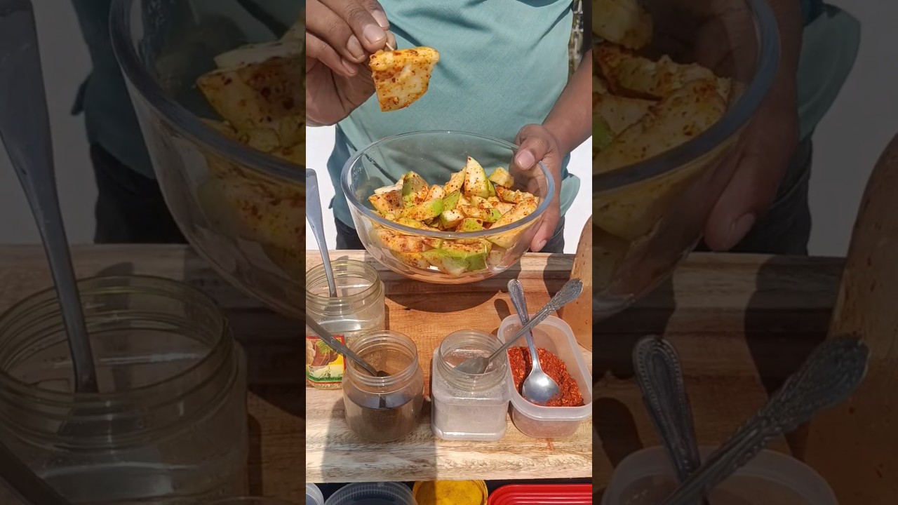 Amazing Fruit Cutting Skill With Masala 