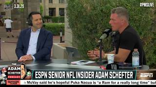 Famous Adam Schefter's latest insight from the NFL's Annual League Meeting 🧠 | The Pat McAfee Show Net Worth