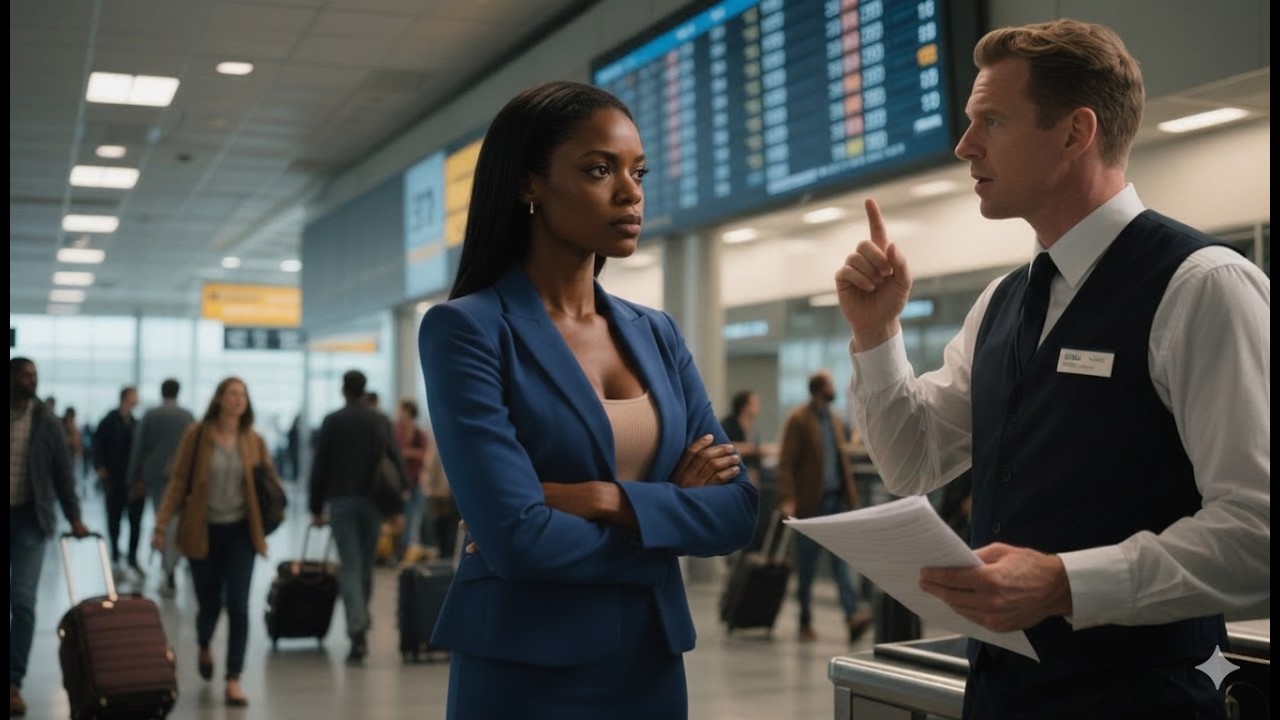 Gate Agent Questions Black Woman’s Ticket — Shocked to Discover Her Name on the Aircraft Registratio