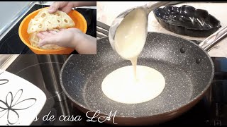 Tortillas de harina de trigo SIN AMASAR fáciles y rápidas  PARA TACOS BURRITOS QUESADILLAS