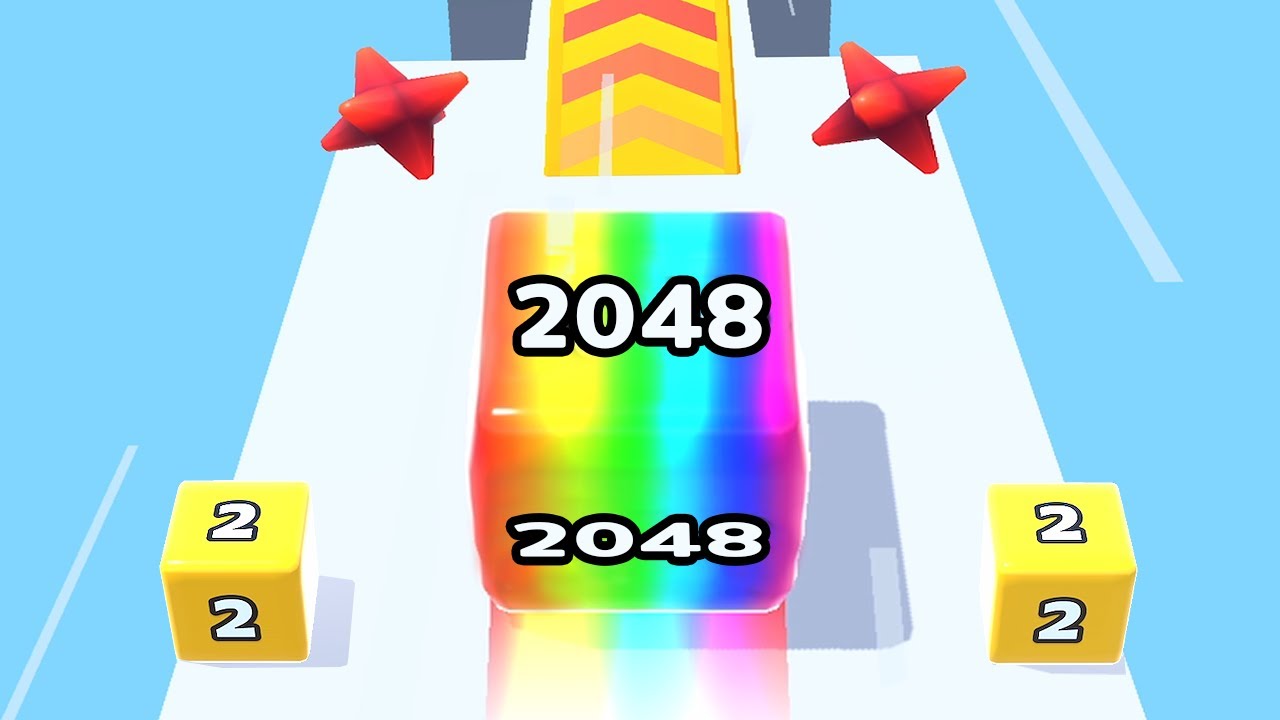 [모바일게임] 젤리큐브를 합쳐 큰 수를 만들어요! Jelly Run 2048