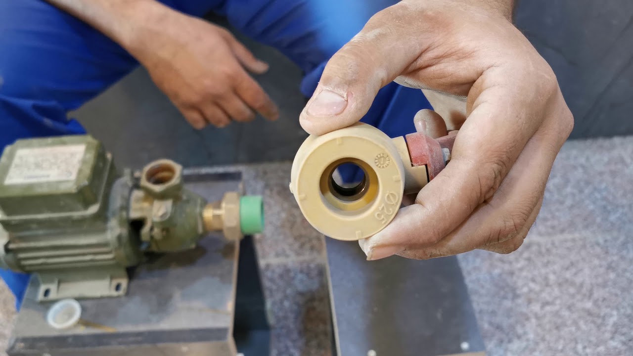 7/ ماطور الماء وطريقة التركيب الصحيحة استخدام القفل الصحيح في الاساله