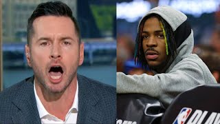 JJ Redick Gets Heated Defending Ja Morant for Flashing Gun on Instagram! First Take ESPN NBA Silver