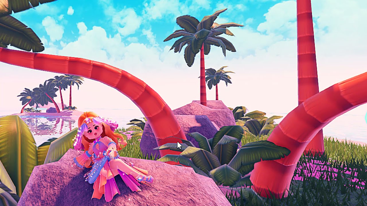 Aesthetic Photoshoot With the New Summer Fantasy Set! Royale High Roblox