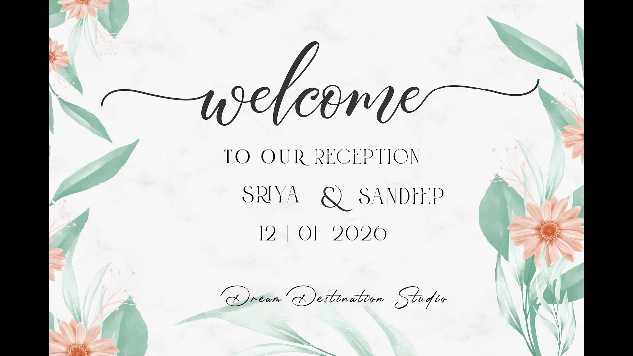 Kamidis's Reception Celebration || Sriya & Sandeep || 12th Jan 2026 || Dream Destination ||