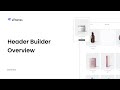 Header Builder in the Botiga WordPress theme