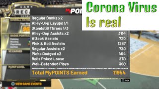 CORONA VIRUS GLOBAL WARNING STAY SAFE PLAY NBA 2K20 screenshot 5