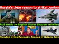 RUS could strike London. Ukr strikes RUS school. RUS' Weak response. RUS can't defend its Refineries