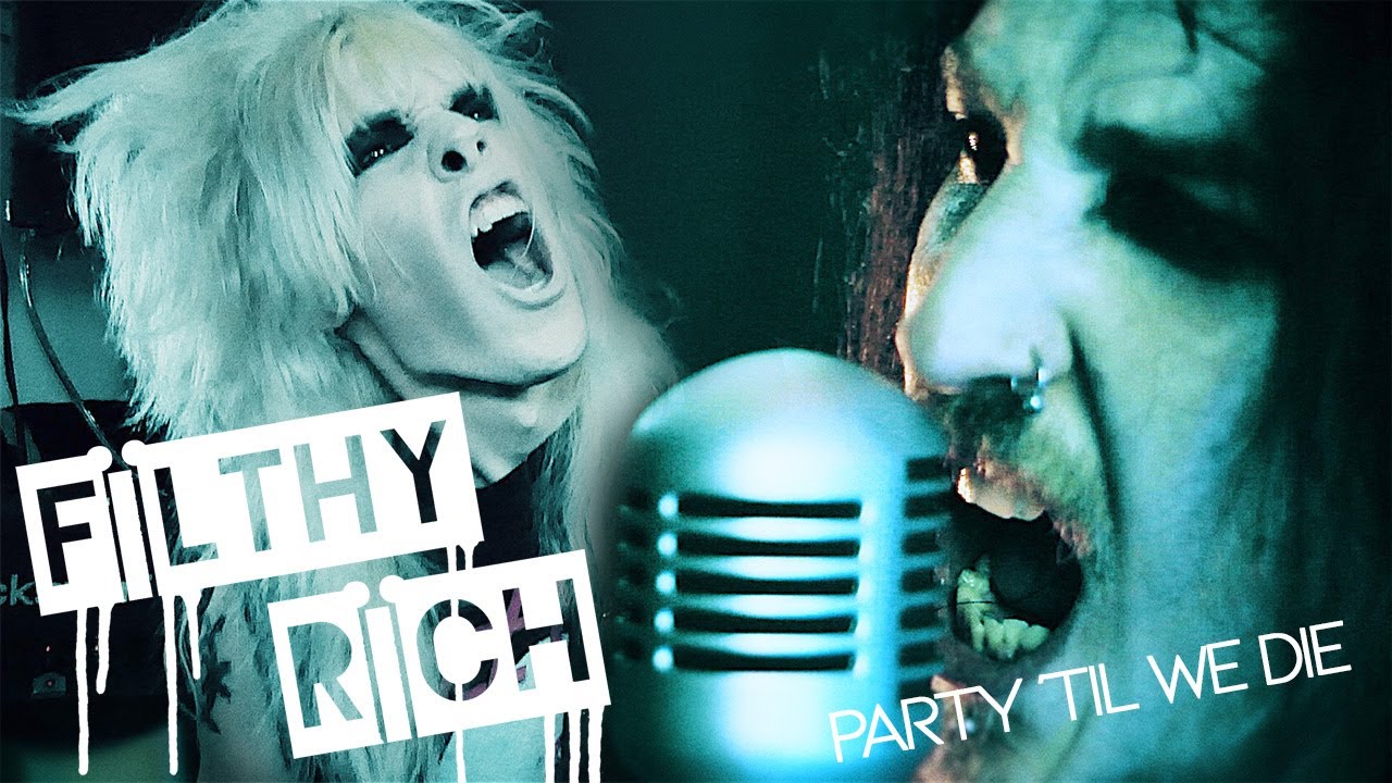 FLTHY RCH   Party Til We Die Official Music Video  sleazemetal  glammetal  rockmusic  rocknroll