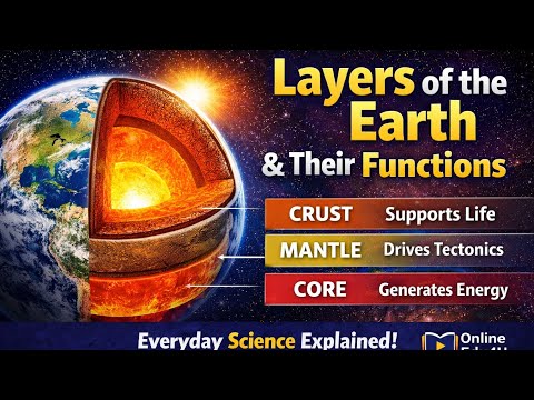 Layers Of The Earth And Their Functions