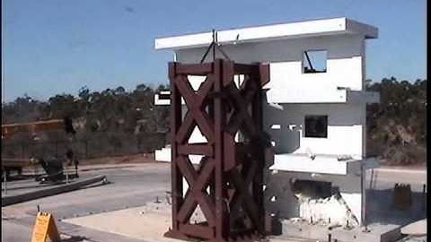 Masonry Infill Test Structural engineering research UC San Diego