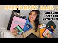 back to school stationery /supplies shop- sixthform stationery haul/what you need for year12