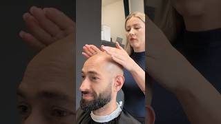 💈Satisfying PRO Bald Look Maintenance #shave #asmr #barber #barbershop