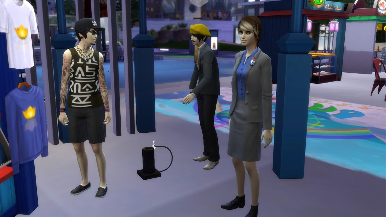 Buying Fireworks at the Humur and Hijinx Festival | City Living | Sims 4 (Part 69)