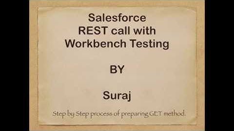 Salesforce Rest API Integration || Salesforce Integration || Workbench Testing