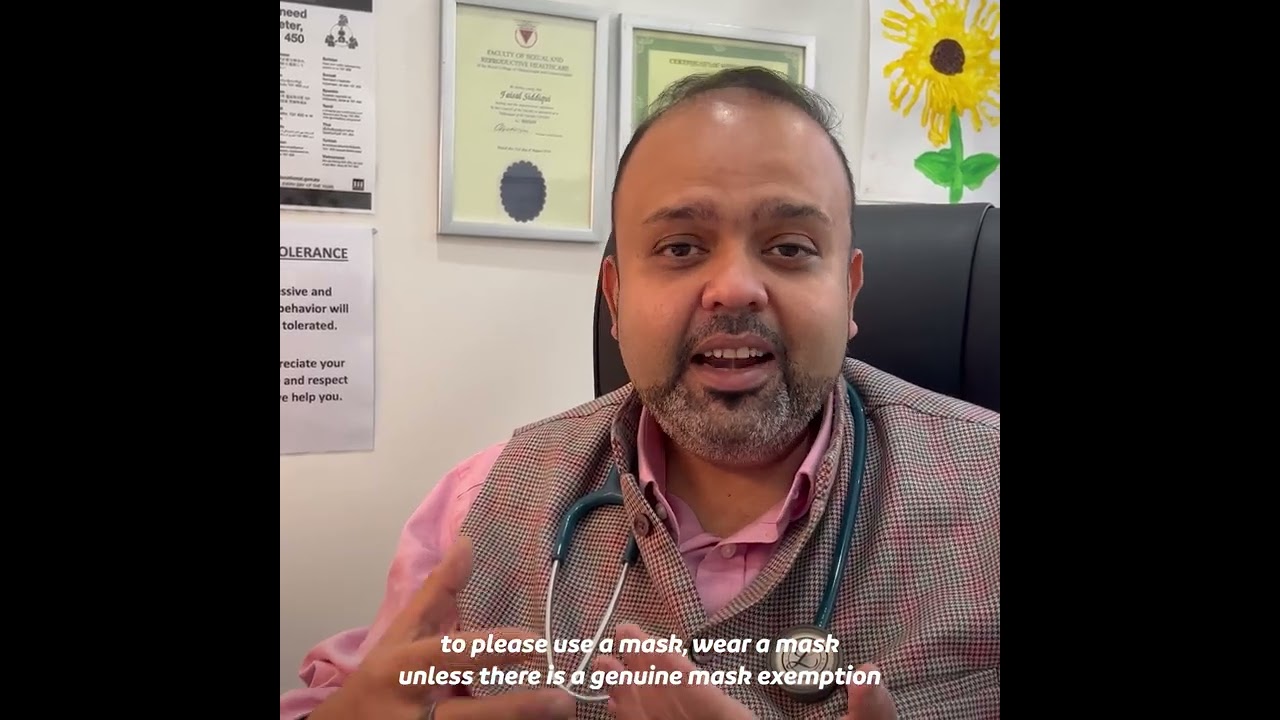 Facemasks are still mandatory at Medical Centres in Victoria