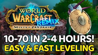 SOLO LEVEL 10-70 IN JUST 2-4 HOURS & Farm Easy Bronze | MoP Remix Leveling Guide | World of Warcraft