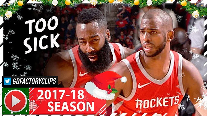 James Harden 26 Pts & Chris Paul 18 Pts Full Highlights vs Jazz (2017.12.18) - UNSTOPPABLE!
