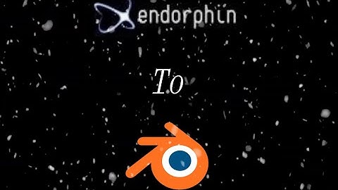Endorphin to Blender Workflow Recap