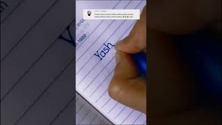 Yash - Name Writing How To Write Cursive Name Calligraphy