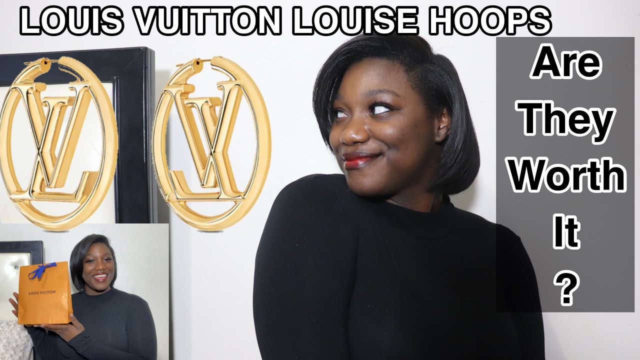 LOUIS VUITTON LOUISE HOOP EARRING REVIEW 2022 