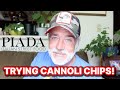 TRYING PIADA&#39;S CANNOLI CHIPS!