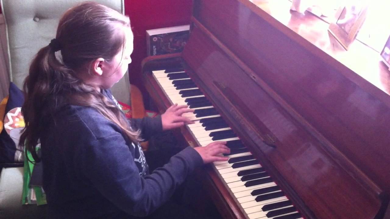 Beth playing our piano - YouTube