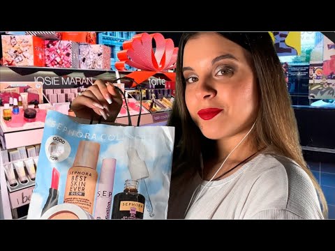 ASMR Vendedora navideña de Sephora te recomienda productos 😏💄