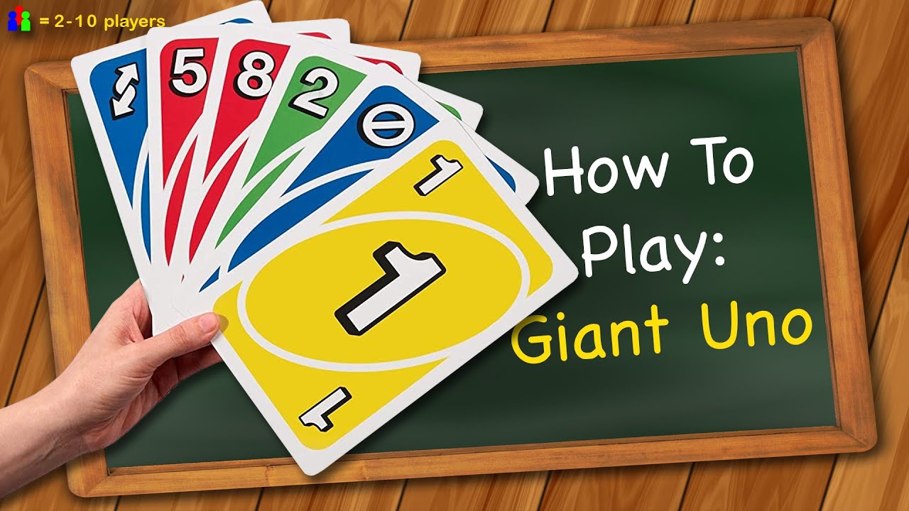 Giant Uno Card Game in 2023  Uno card game, Card games, Action cards