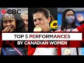 5 performances by canadian women athletes that made us go wow  cbc sports